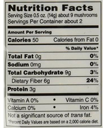 Organic Dynasty Whole Shiitake Mushrooms 1oz (2 Pack) - Premium Quality - Buy Online on GoSupps.com