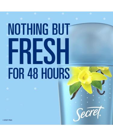 Secret Invisible Solid Antiperspirant and Deodorant Vanilla Scent 73 g Deodorant 73 g (Pack of 1) - Buy Online on GoSupps.com
