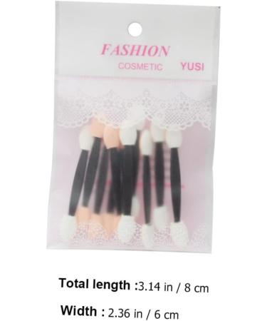 Housoutil 40pcs Sponge Stick Eye Shadow Double-head Eyeshadow Stick Makeup Eyeshadow Stick Nose Shadow Brush - Buy Online on GoSupps.com