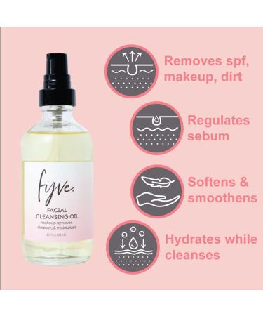 Fvye Oil-Based Deep Facial Cleansing Oil | Face Cleanser for Normal to Oily Skin | Reduces Blackheads & Breakouts | Shop Internationally - Buy Online on GoSupps.com