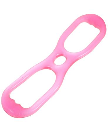 Toddmomy Elastic Pull Rope Figure 8-Shaped Silicone Rope Multifunctional Band Tension Band Drawstring Puller Yoga Resistance Band Fitness Pink Medium