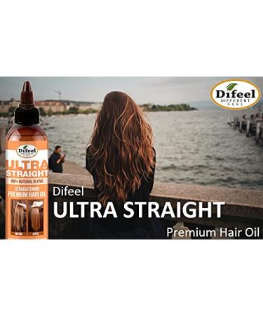 Difeel 99% Natural Premium Ultra Straight Hair Oil - 8 oz | Best for All Hair Types | Fast International Shipping - Buy Online on GoSupps.com