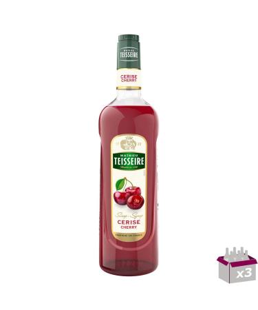 TEISSEIRE Set of 3 Cherry Syrup 1L