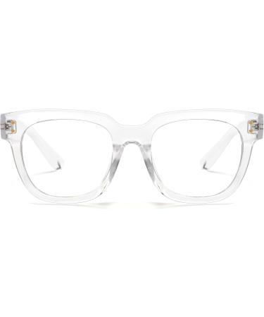Cyxus Oversize Square Blue Light Blocking Glasses - TR90 Frame UV Protection Anti Eye Strain - Stylish & Comfortable for Men & Women - Buy Online on GoSupps.com