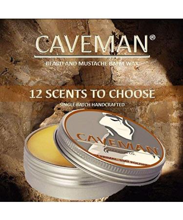 Caveman Drunken Caveman (Bay Rum) Beard Balm Leave in Conditioner 100% Vegan and All Natural