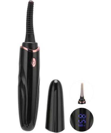 Premium Heated Eyelash Curler - Long Lasting & Quick Heating USB Electric Tool with LED Display for Perfect Lashes - Buy Online on GoSupps.com