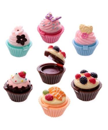 Subito disponibile 6 Pieces Lipgloss Lip Gloss Dolcetto Shaped Cupcake Colorful Cakes