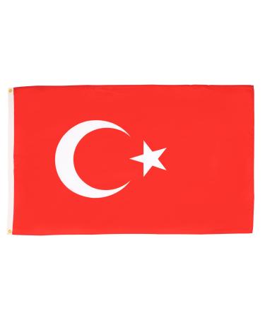 AZ FLAG Flag T rkiye 150x90cm - TURKISH flag 90 x 150 cm fine polyester - flags Single - Buy Online on GoSupps.com