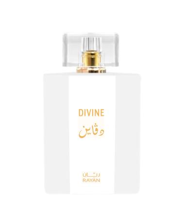 RAYAN DIVINE Perfume for Women - Long Lasting Arabian Eau De Parfum 100mL (3.34 Fl oz) White Floral Garden Jasmine Orange Blossom William Pears & Amberwood - Ideal Gift for Her On Valentine's Day