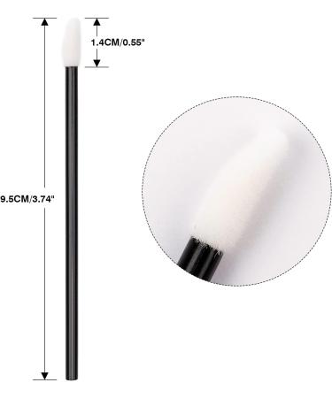 G2PLUS 200 PCS Disposable Lip Gloss Brushes - Lipstick Applicator Wands for Makeup Application - Black - Buy Online on GoSupps.com