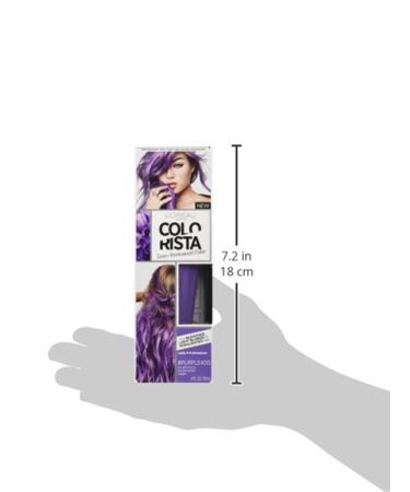 L'Oreal Paris Colorista Semi-Permanent Hair Color #Purple for Light Blonde & Bleached Hair - Shop Internationally - Buy Online on GoSupps.com
