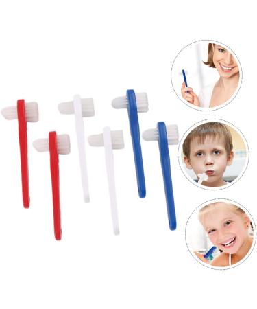 Iwowhero Double-Headed Toothbrush for Dentures | Effective False Teeth Cleaning Brush - 1 Pack - Buy Online on GoSupps.com