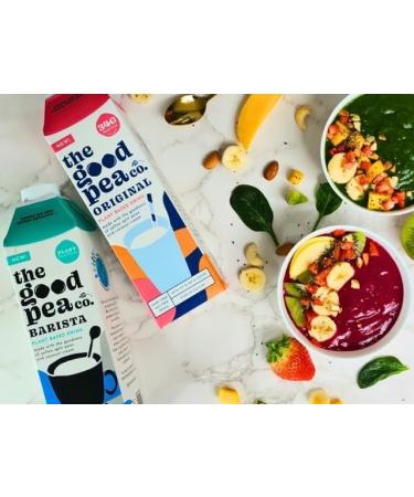 The Good Pea Plant Based Pea Milk Flavoured Mixed Case - Lacto Free Long Life High Protein Dairy Alternative - Vitamins D & B12 Enriched with Calcium - 4 pack of Each Flavour Pack of 8 X 1L - Buy Online on GoSupps.com