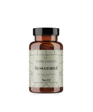 Resveratrol Charlotte Labee Supplements 60 capsules 100 natural and sustainably packaged