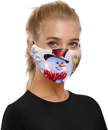 Riou 5-Piece Washable Cotton Face Covering - Breathable Dustproof Mouth & Nose Protection for Men & Women (Z-4) - Buy Online on GoSupps.com