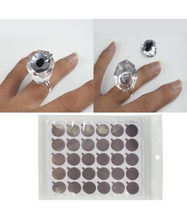 Buy Lurrose 300pcs Gasket Eyelashes with Glue Stickers | Eyelash Extension Glue Pallet & Tray Accessories - Best Quality Rubber Gaskets - Buy Online on GoSupps.com
