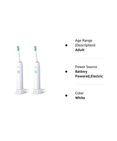 Philips Sonicare cleanDaily Electric Toothbrush 2-Pack - Rechargeable - Buy Online on GoSupps.com