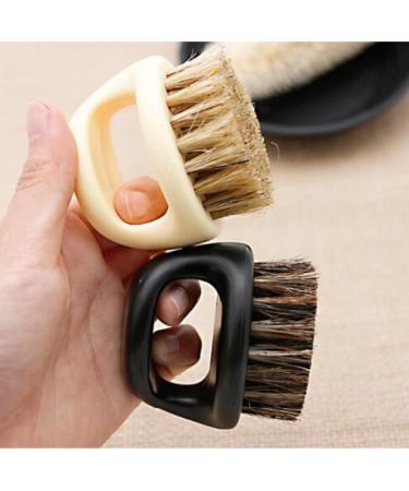 Men's Bristle Beard Brush & Mustache Comb - Premium Round Hair Bristles for Perfect Grooming - Buy Online on GoSupps.com