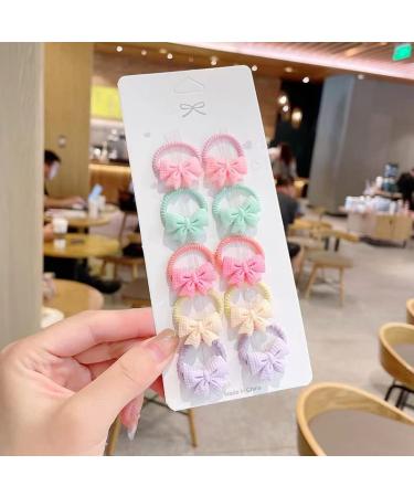 Cute Girls Elastic Hair Ties - Multicolor Hair Accessories for Ponytail Holders - Buy Online on GoSupps.com
