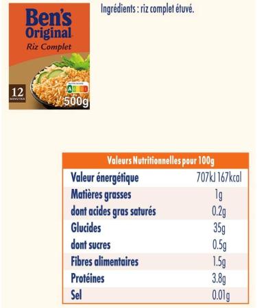 BEN'S ORIGINAL Whole Rice 12 min 500 g - Buy Online on GoSupps.com