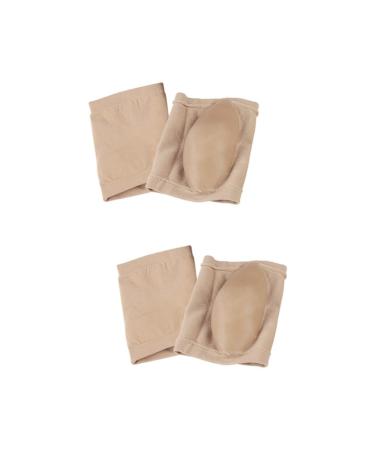 minkissy 2 Pairs Foot Gel Pads Heel Cushion Socks Gel Heel Socks Gel Socks Plantar Insoles Womens Shoe Inserts Hydrating Socks Calcetines para Mujer Silicone Gel Miss Breathable