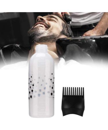 Yctze 170ml Hair Dye Bottle Shampoo with Comb Teeth Ideal for Salon Hair Coloring Application & Spa Equipment (Black) - Buy Online on GoSupps.com
