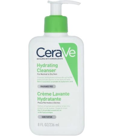 CeraVe Hydrating Cream-to-Foam Cleanser 236ml WHITE 236 ml (Pack of 1) - Buy Online on GoSupps.com