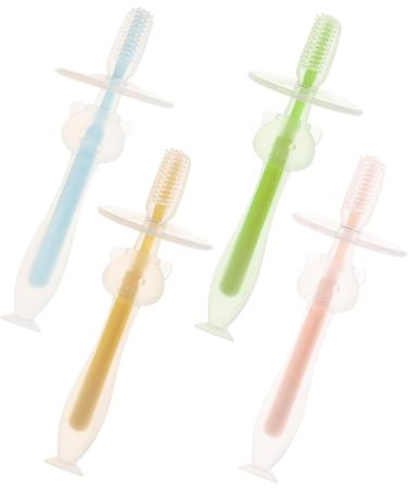 Beavorty 20 Stk Baby Toothbrush - Soft Silicone Training Toothbrush for Toddlers | Safe & Gentle for Kids - Ideal for Baby Oral Care - Buy Online on GoSupps.com