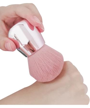 Makeup Powder Brushes Makeup Powder Brushes Foundation Set Face Professional Head Large Mineral Rose Gold 2PCS - Buy Online on GoSupps.com