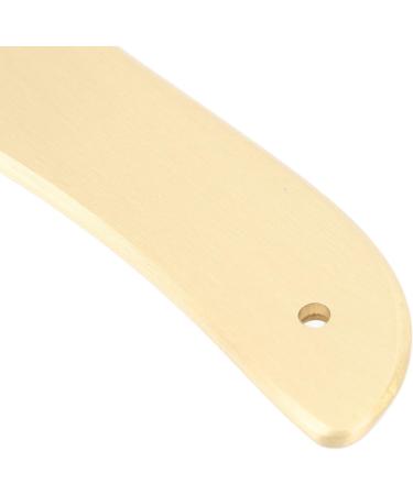 Saluaqui Brass Gua Sha Facial Tool | Skin Lift Massage & Beauty Tool for Face & Shoulders - Buy Online on GoSupps.com