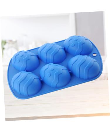 OUNONA 2pcs Jelly Filled Candy Easter Party Cake Easter Dessert Mould Easter Candle Jelly Soap Easter Party Favors Shot Mold Silicone Molds Silicone Fondant Mold Biscuit Egg 2pcs Blue - Buy Online on GoSupps.com