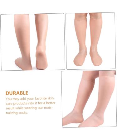Mikinona 1pair Exfoliating Moisturizing Socks Girl Socks Foot Protection Covers Pumps High Heels for Women Spa Socks Overnight Ladies Pumps Girl Heels Sebs Women's Socks - Buy Online on GoSupps.com
