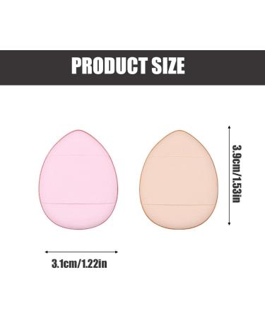 12 Pieces Mini Sponges Powder Finger Puff Sponges Puff Powder with Finger Holder Strap Mini Beauty Blender Face Eyes Makeup Pads for Liquid Cosmetic Foundation - Buy Online on GoSupps.com