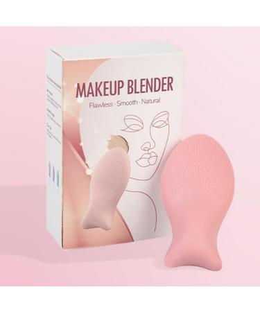 Makeup Sponge Silicone Puff Cute Fish Shaped Premium Cosmetic Puff Face Powder Applicator Beauty Tool for Blending Liquid Foundations Creams Nail Pink - Buy Online on GoSupps.com