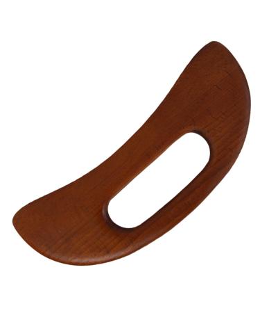 ADOCARN Home Tools Scraping Board Scraping Stick Roller Stick Wooden Massage Tools 19x8cm As Shown