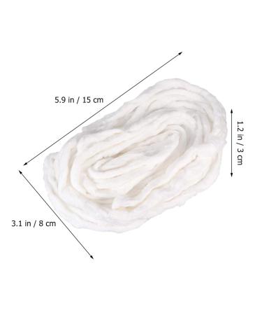 Exceart 2 Packs Cotton Beauty Coil Strip Balls - Makeup Hairdressing Manicure Accessories (White) | International Shipping Available - Buy Online on GoSupps.com