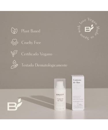  Brudy Brudy Cosmetics - Eye Contour with DHA Action Antioxidants & Anti-Aging Reduces Wrinkles Dark Circles Bags and Wrinkles Without Touching Oily - Planted Based Vegan & Cruelty Free 15ml - Buy Online on GoSupps.com