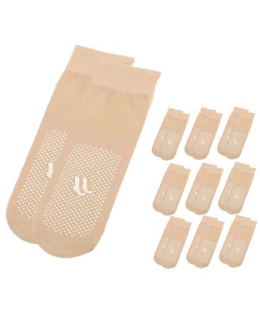 NOLITOY 10 Pairs Versatile Shorts Socks Skorts Stretchy Shorts for Woman Skimmer Pants for Women Transparent Ankle Socks Stocking Stuffers' Lady Socks Nylon High Socks Miss Thin Section