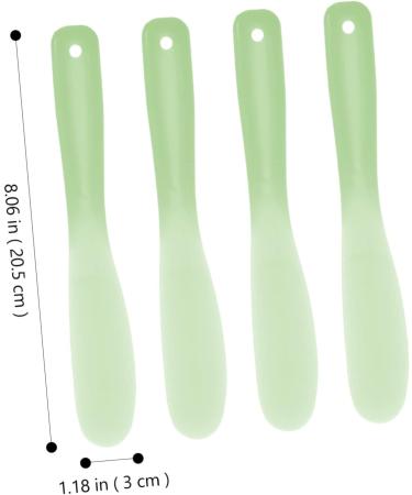 PAMINGONO 10pcs Tool Stick Cosmetic Mask Mixing Spoon Makeup Mixer Mini Blenders Green Pp re-usable 20.5x3x0.6cm Green - Buy Online on GoSupps.com
