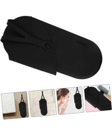 Mikinona 2pcs Black Storage Bag Hair Curler Pouch Hair Iron Silicone Bag Hair Rollers 29.50X13.50X2.00CM Black - Buy Online on GoSupps.com