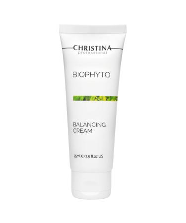 -CHRISTINA- Bio Phyto Balancing Cream for Face | Face Moisturizer with Green Tea Extract Shea Butter & Calendula Oil | Matte Finish Hydrating Cream for Oily & Combination Skin 75ml