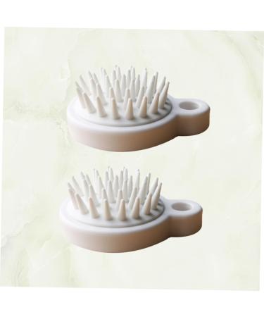 Beaupretty 4-Piece Bathroom Accessories Set Scalp Massage Brush & Hair Washing Scrubber - Japan White for Ultimate Clean & Relaxation - Buy Online on GoSupps.com