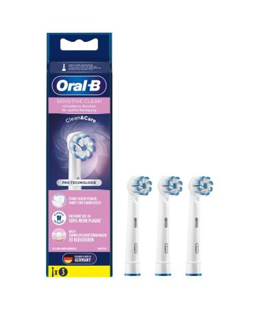 Braun Toothbrush Heads Sensitive Clean 3 pieces - Buy Online on GoSupps.com