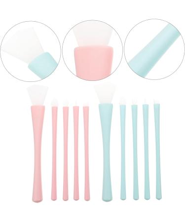 2 Sets Silicone Makeup Brush Silicone Lip Brush Silicone Brush Makeup Make up for Lip Makeup Brush Silica Gel Lip Liner Brush Eyes - Buy Online on GoSupps.com