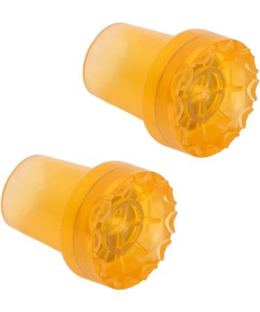 Crutch Covers Pads Wear Resistant Crutch Feet Pads Thickened Rubber 2 PCS 360 Degree Rotatable for Indoor for Canes for Outdoor (Orange) - Buy Online on GoSupps.com