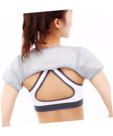 FRCOLOR Heated Shoulder Warmer Pad - Microwavable Shoulder Brace & Compress for Pain Relief - Perfect for Neck & Back Support - Buy Online on GoSupps.com