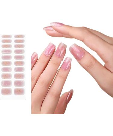 Elegant Gel Nail Strips Eye Catching Star Patern Nail Stickers DIY Decoration Perfect for Parties and Celebrations - Buy Online on GoSupps.com