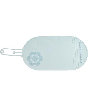 Makeup Brush Cleaner Mat Brush Cleaning Silicone Mat Cosmetic Brush Cleaning Mat Scrubber Mat Pad Silicone Brush Cleaning Tool Portable Cosmetic Cleaning Pads for Foundation and Lip Brush blue - Buy Online on GoSupps.com