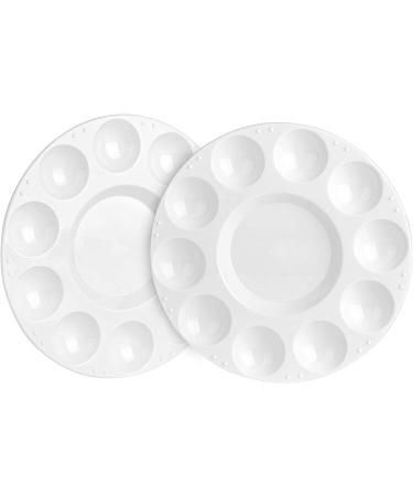 Amazon Basics Round Paint Tray Palettes White - Set of 15 - Buy Online on GoSupps.com