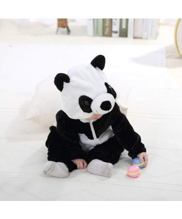 COOKY.D Unisex Winter Hooded Romper Jumpsuit - Panda Design (12-18 Months) - Buy Online on GoSupps.com